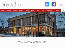 Tablet Screenshot of access-lifts.co.uk